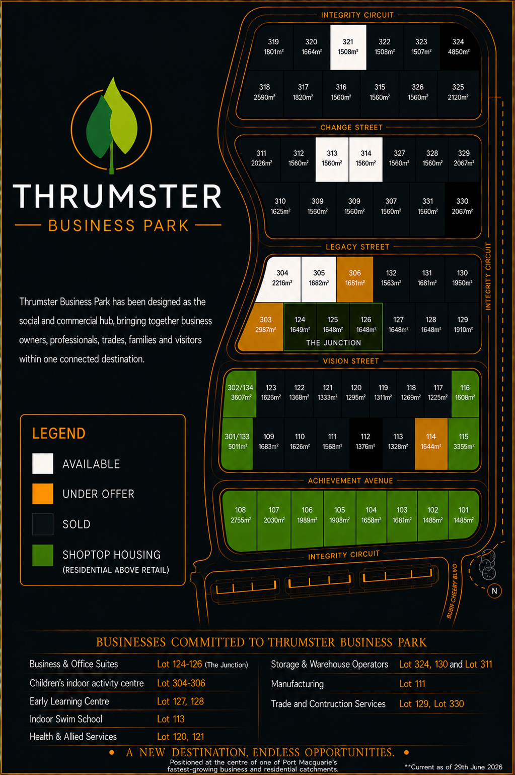 Thrumster Business Park Site Plan